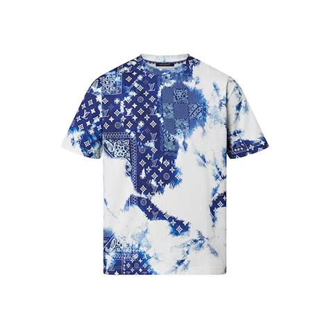 blue and white louis vuitton shirt